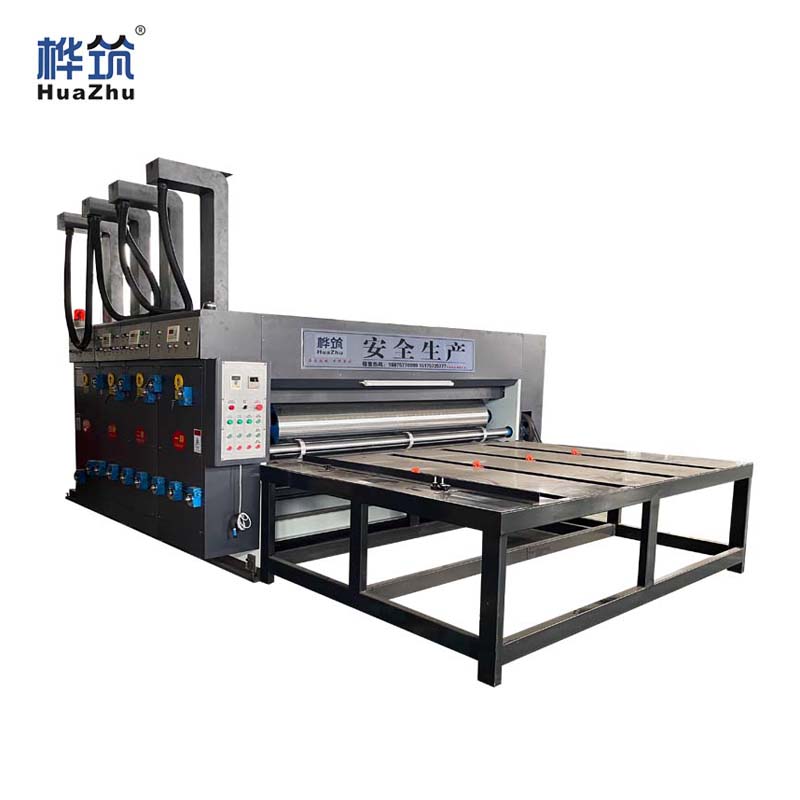 Semi-automatic 2600×410 Three-color Printing and Slotting Machine