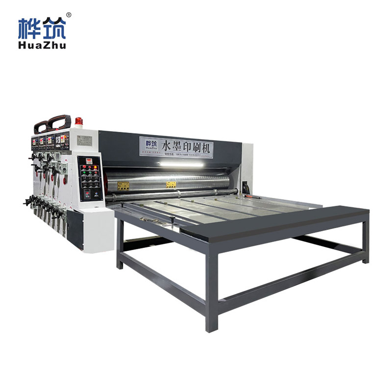 Semi-automatic Three-color Water-based Ink Printing Slotting Machine with Punching
