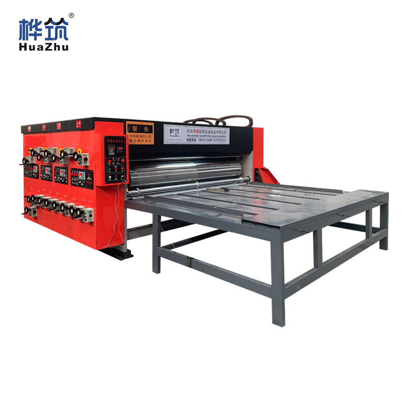 Semi-automatic Three-color Printing Die-cutting Machine with Hanging Plate
