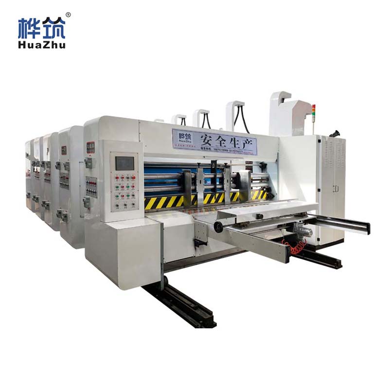 Lead-feeding Three-color Printing and Slotting Machine