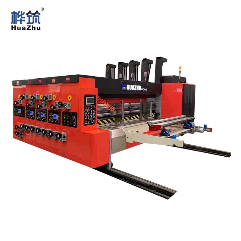 Lead-feeding Three-color Printing Die-cutting Machine