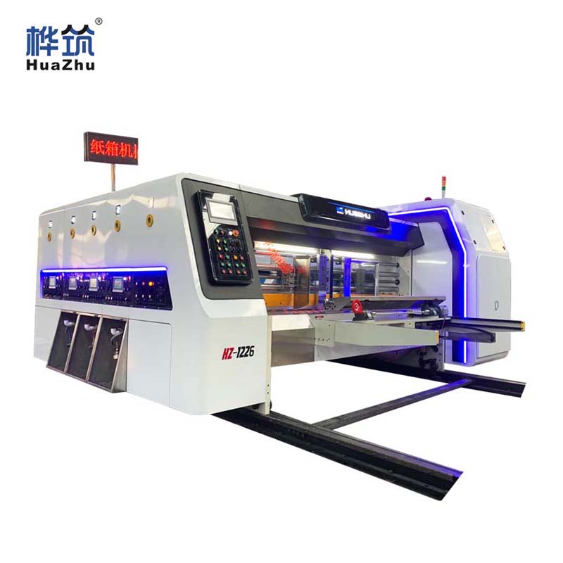 Fully Automatic High Speed Two-color Printing Electric Slotting Die-cutting Machine