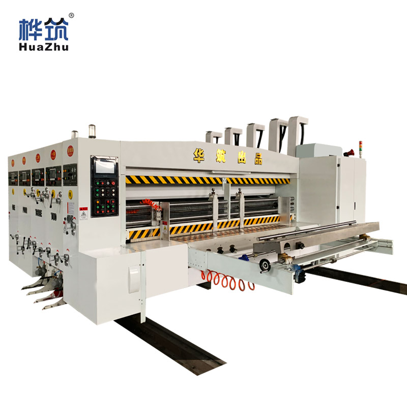 3800×530 Fully Automatic 2-Color Printing, Slotting and Die-Cutting Machine